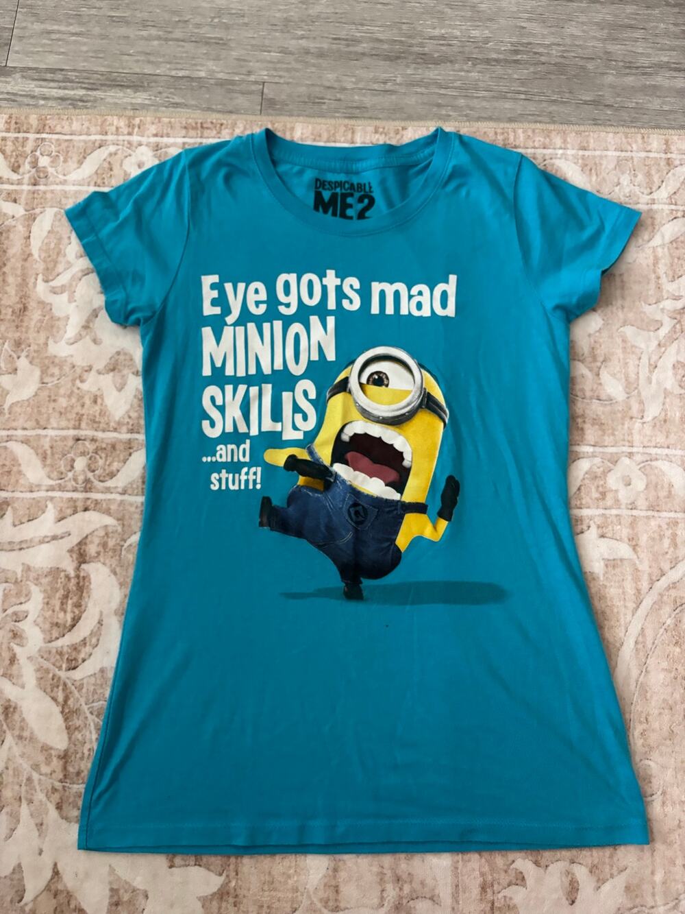 Despicable Me 2 Graphic "Eye Gots Mad Minion Skills" Tee
